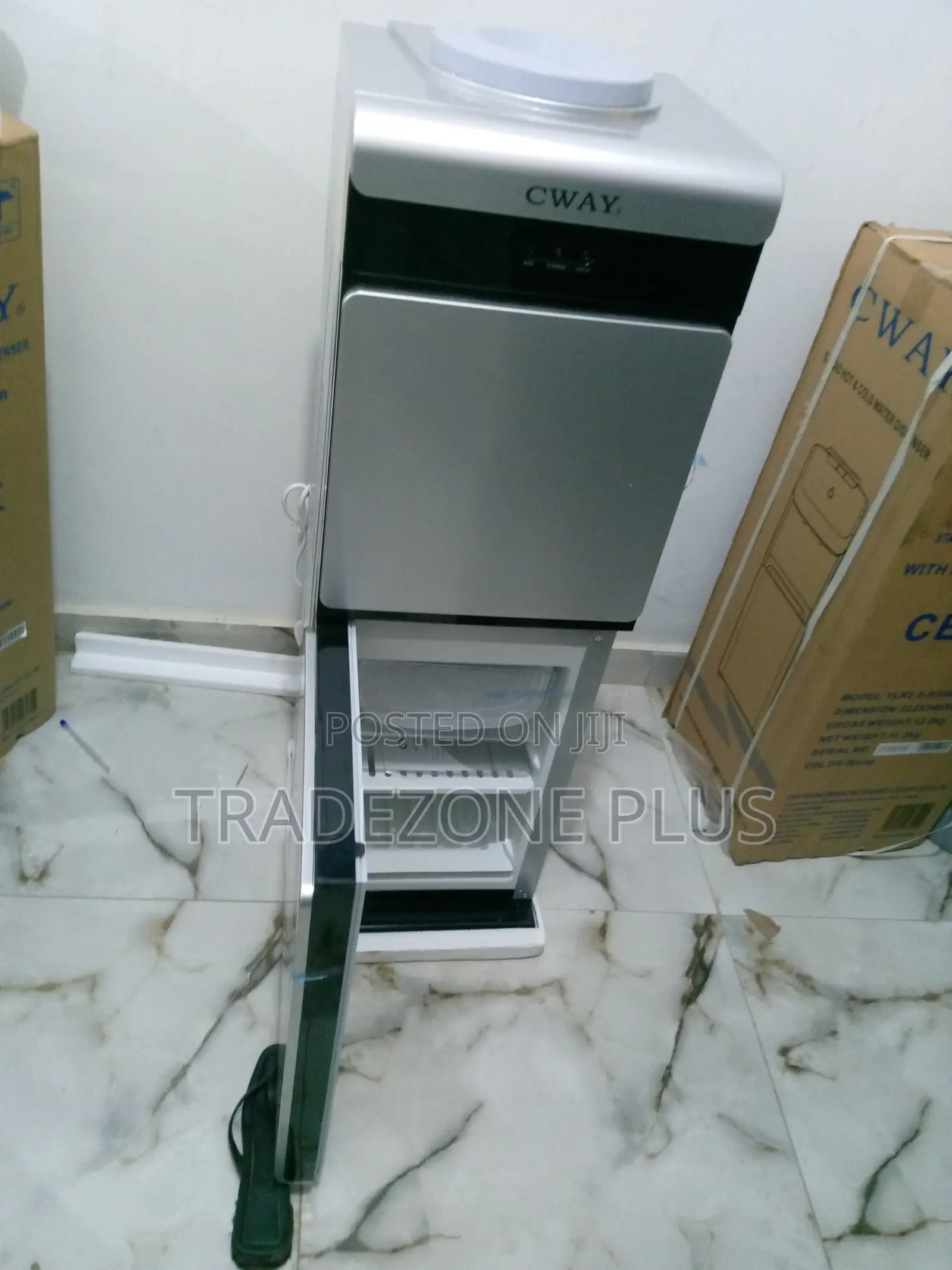 Amazing Cway Double Door Dispenser With Fridge