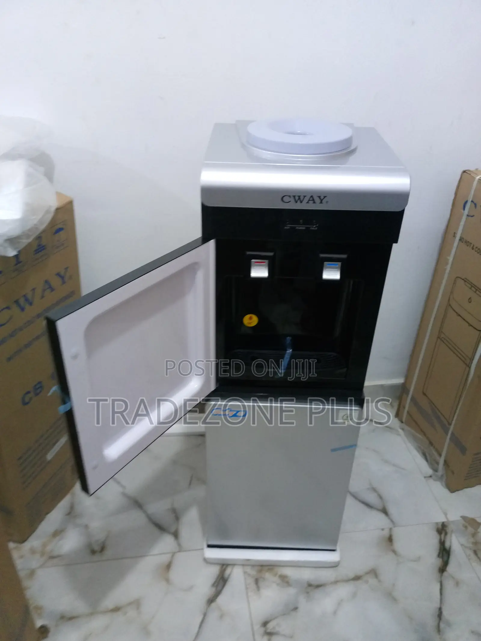 Effective Cway Water Dispenser Double Door With Fridge