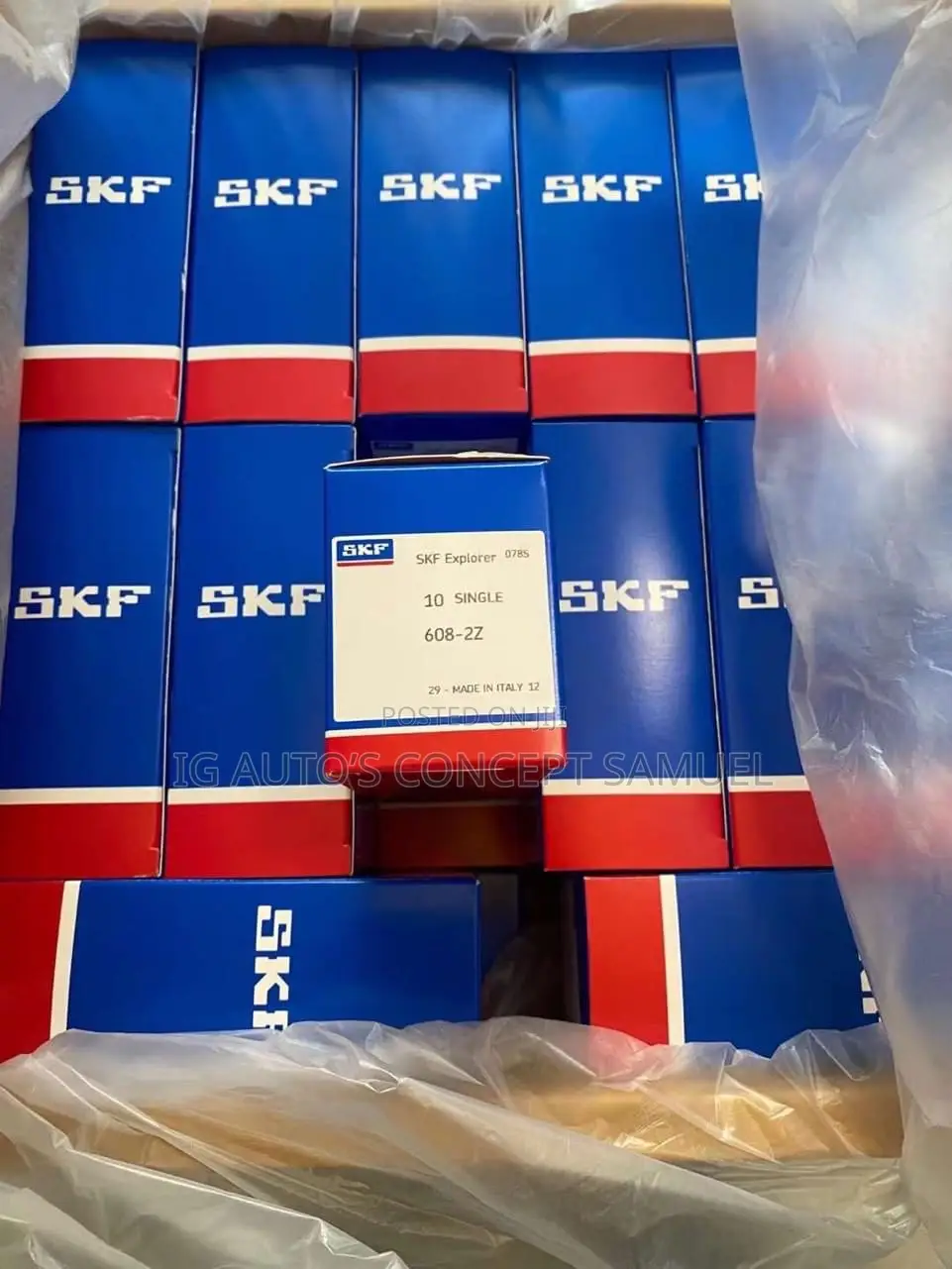 Original SKF Bearing 608zz/C3 Made in Germany