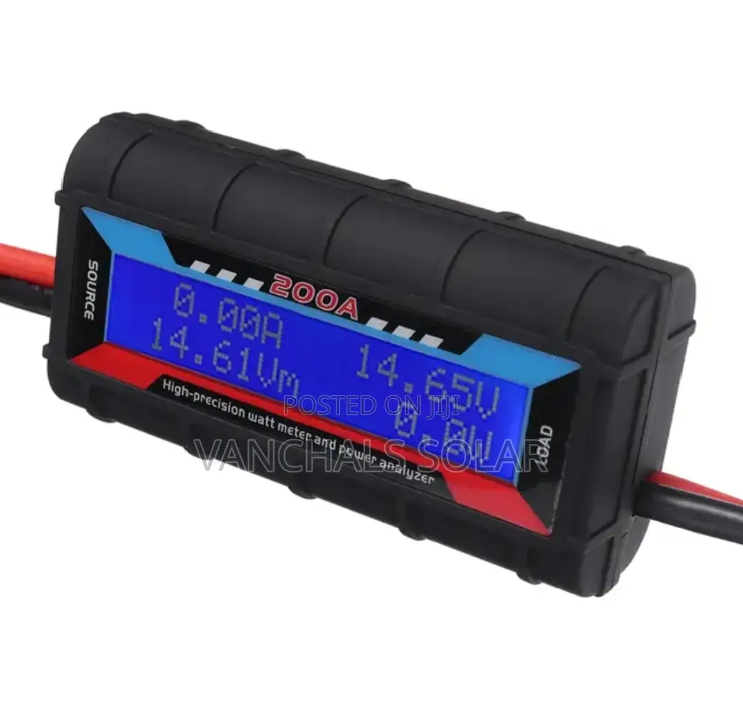 Dc Energy Monitor Wattmeter 200a