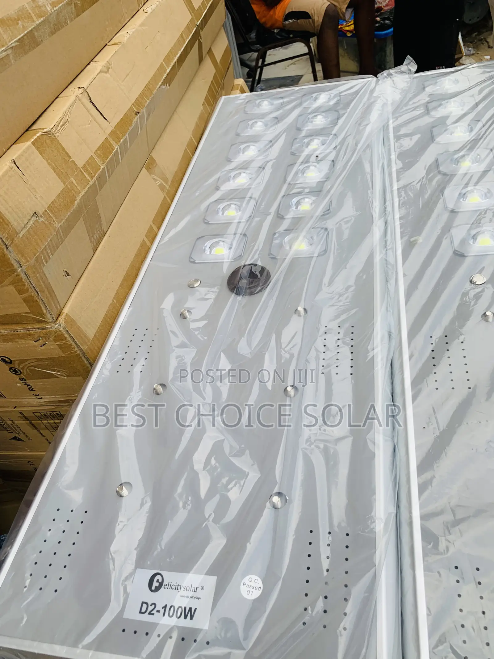 100w D2 Solar Street Light