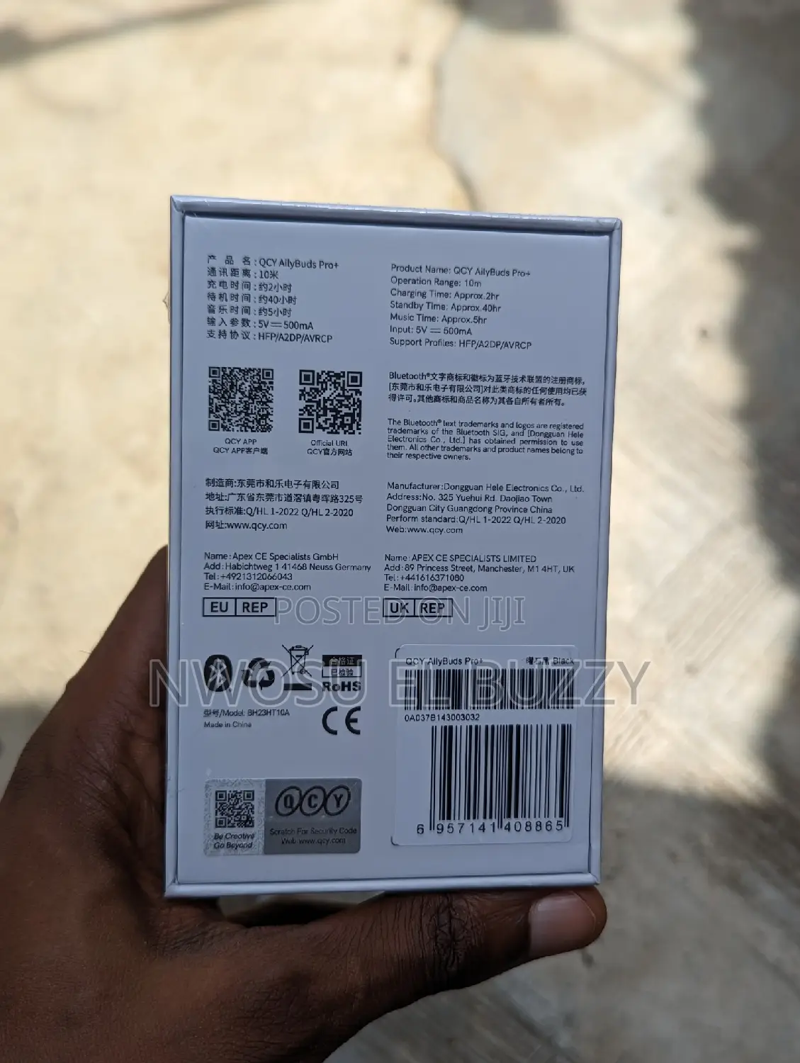 Qcy Ailybuds Pro+ Adapive Active Noise Cancelling Ht10