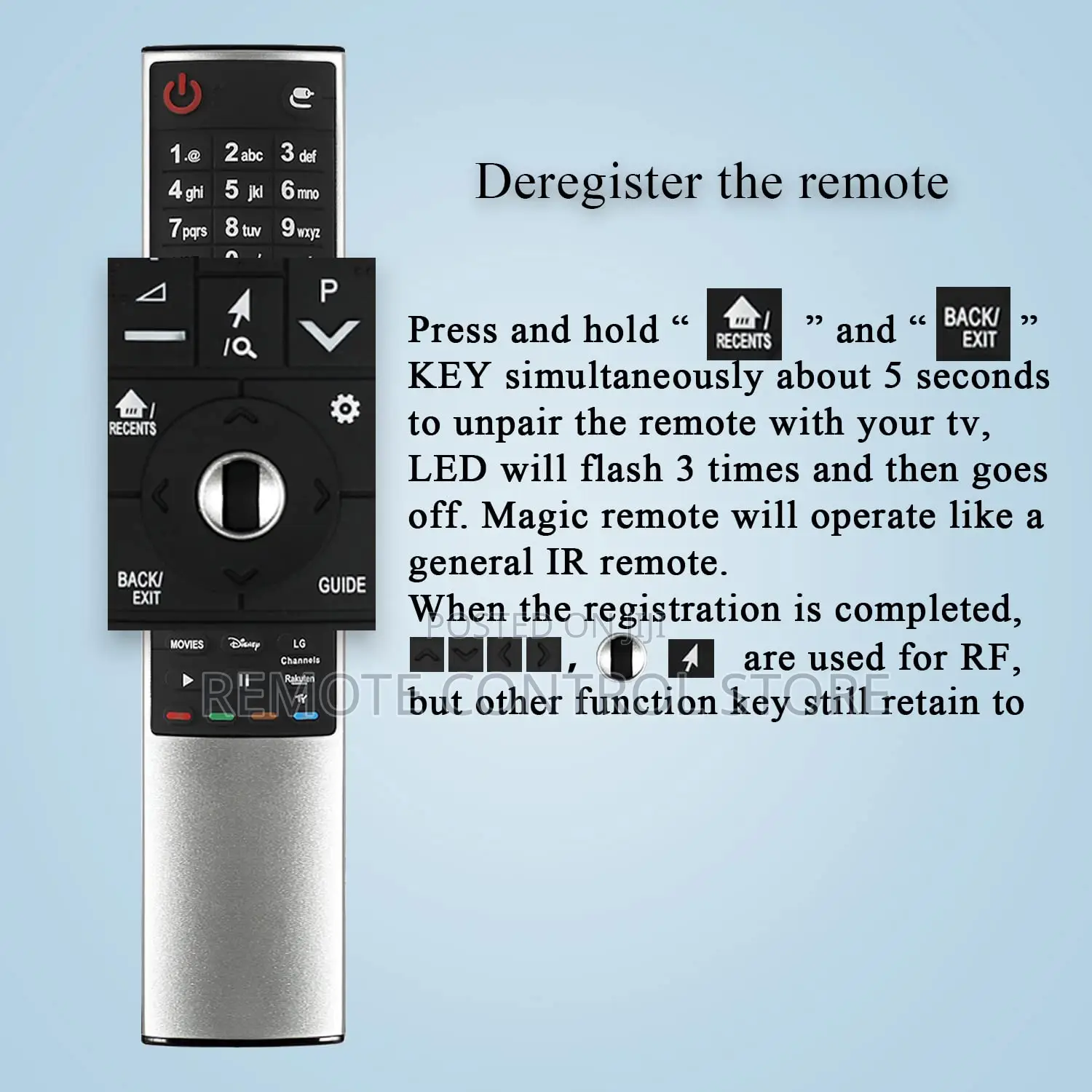 An-Mr700 Usb Magic Remote Control for Lg Oled Smart Tv