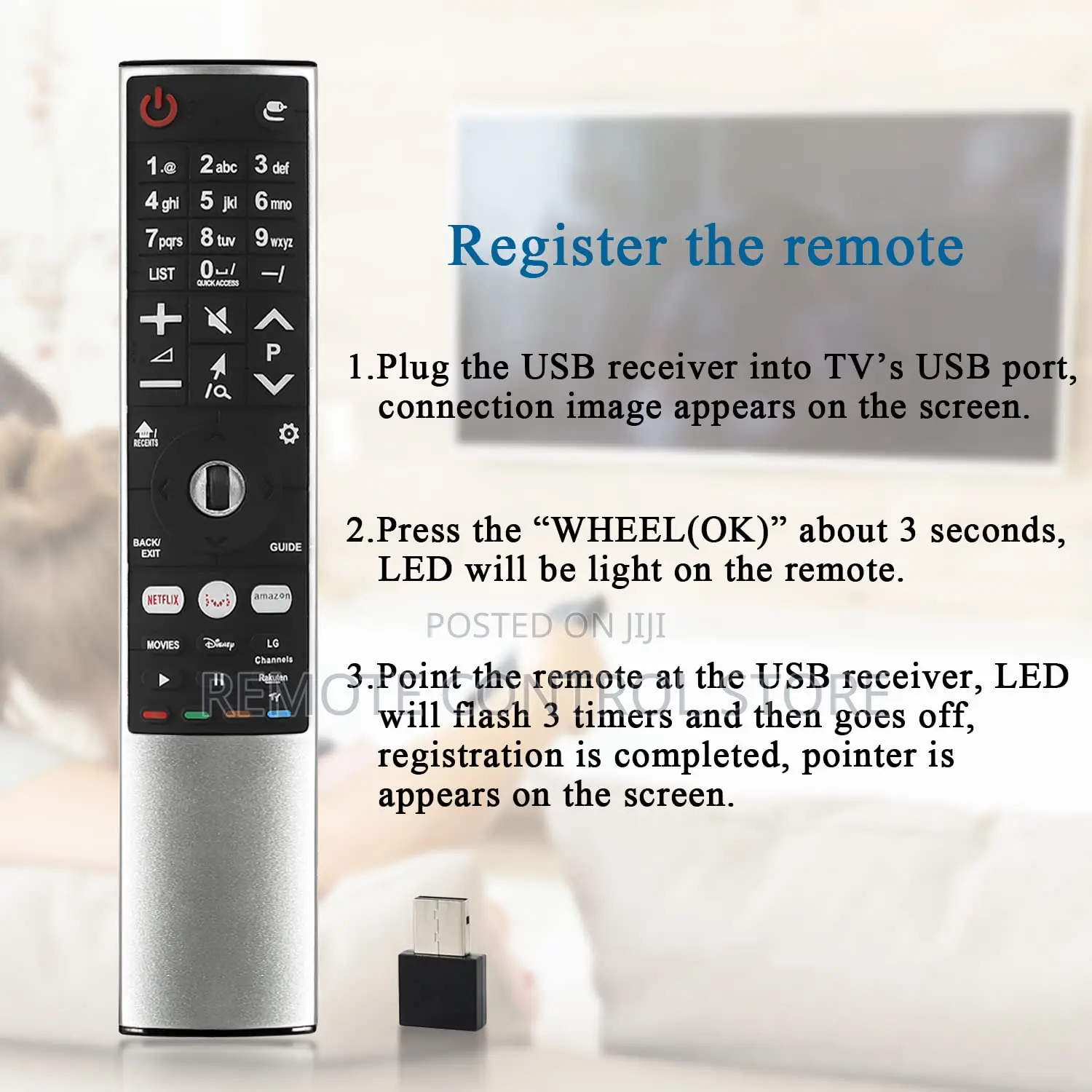 An-Mr700 Usb Magic Remote Control for Lg Oled Smart Tv