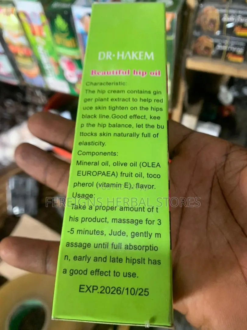 Original Dr Hakeem Sculpt Body Oil for Hips/Butt