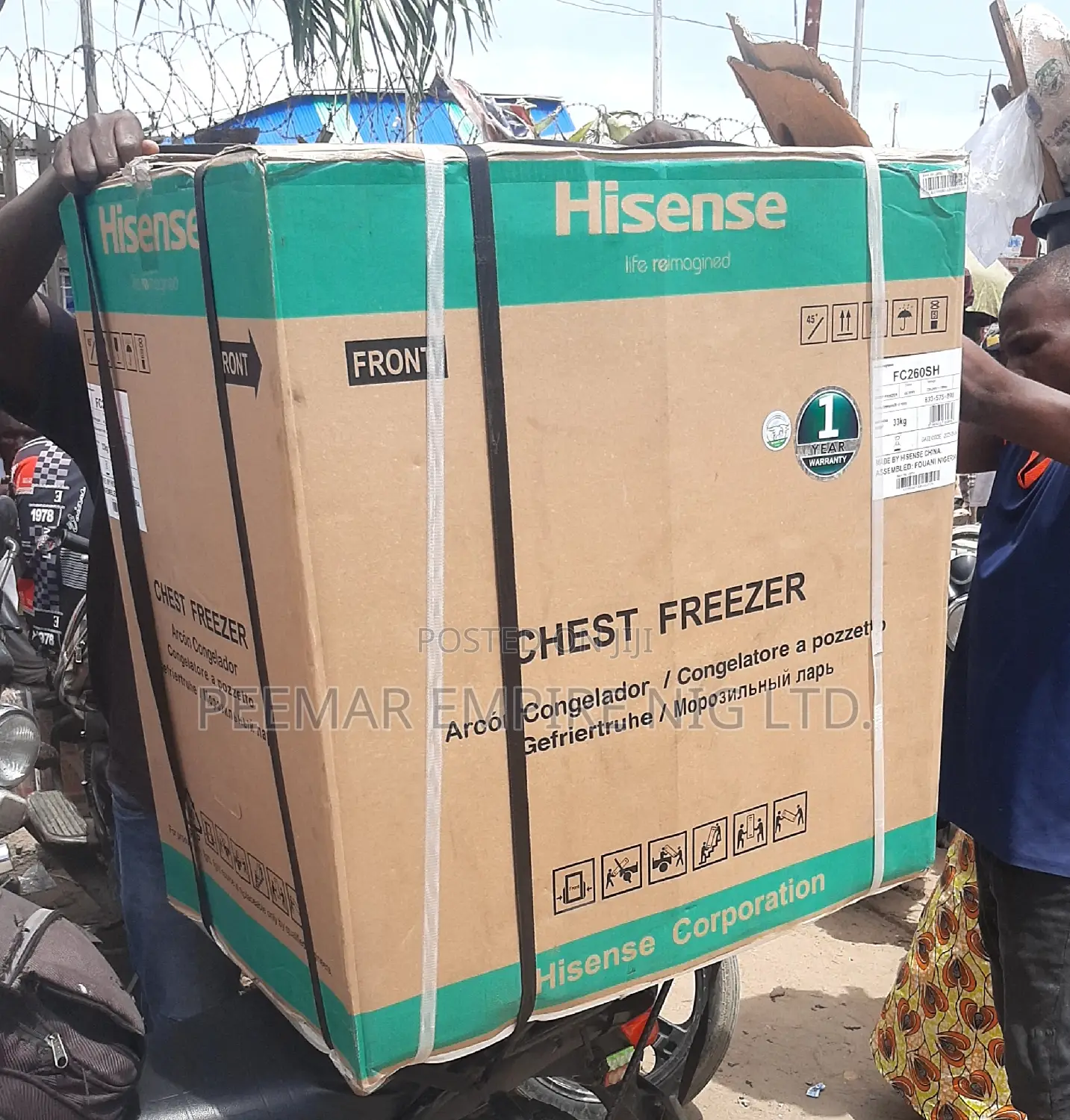 Mainn Original Hisense Deep Freezer 250 Litres