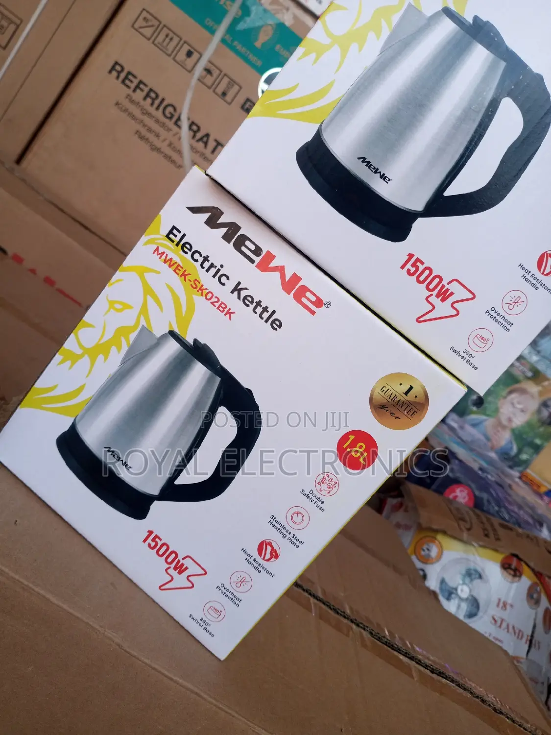 Mewe(MWEK-Sk02bk) 1500w Electric Kettle