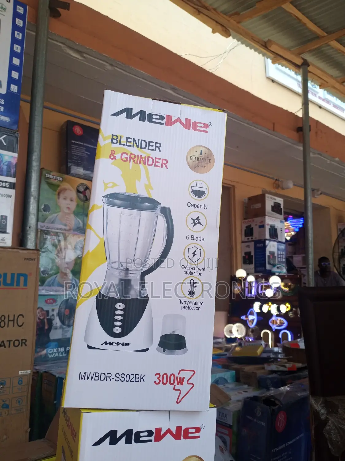 Classic Mewe(MWBDR-Ss02bk) 300W Blender and Grinder
