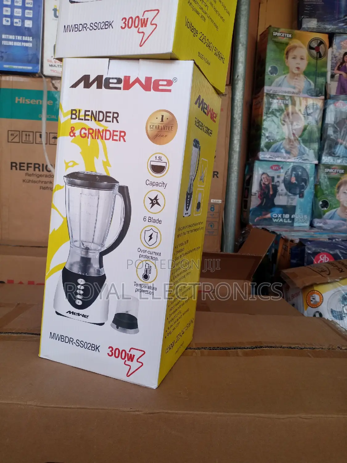 Very New Mewe(MWBDR-Ss02bk) 300W Blender and Grinder