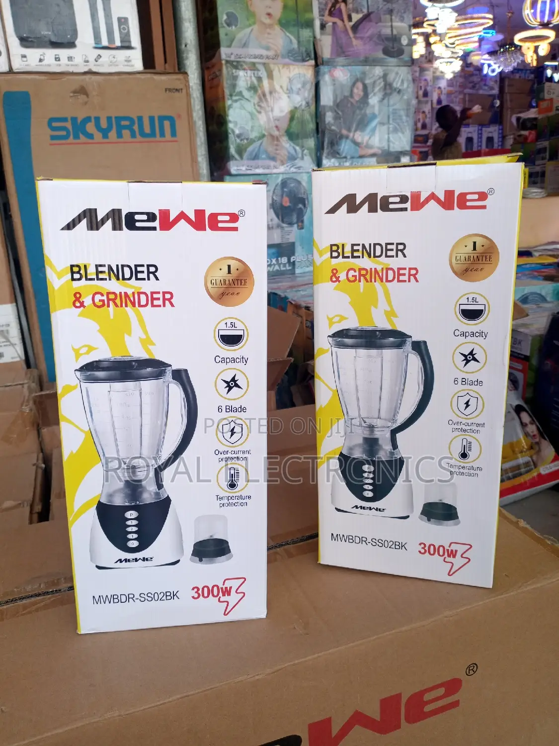 Newly Released Mewe(MWBDR-Ss02bk) 300W Blender and Grinder