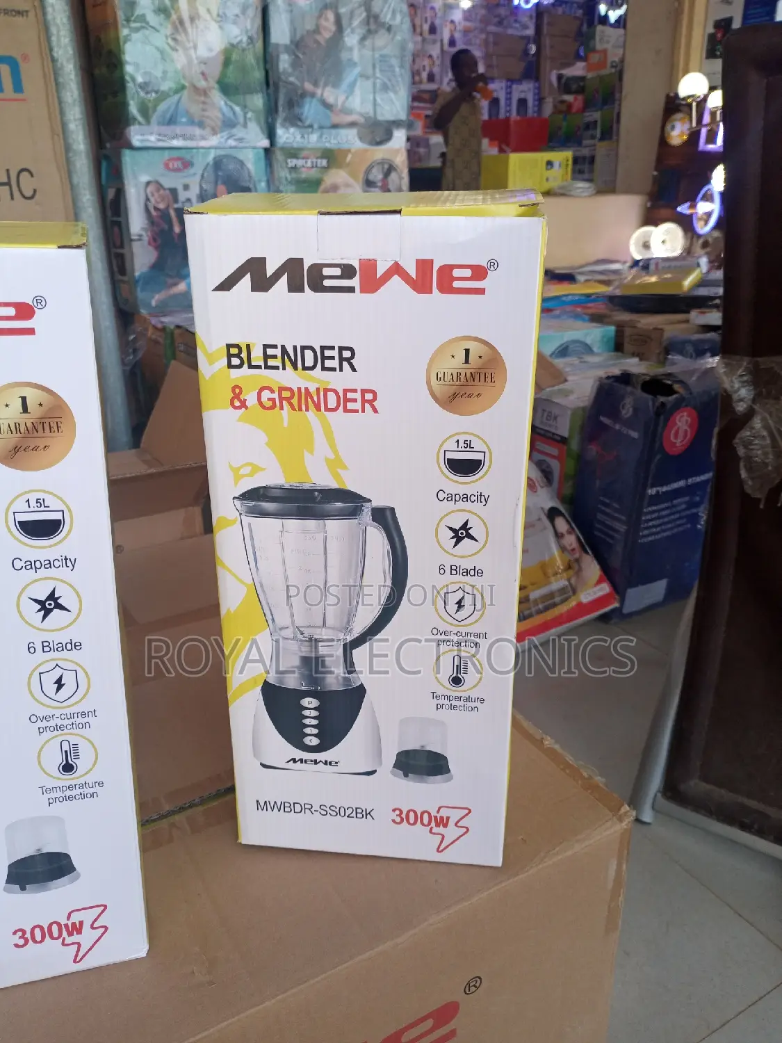 Newly Released Mewe(MWBDR-Ss02bk) 300W Blender and Grinder