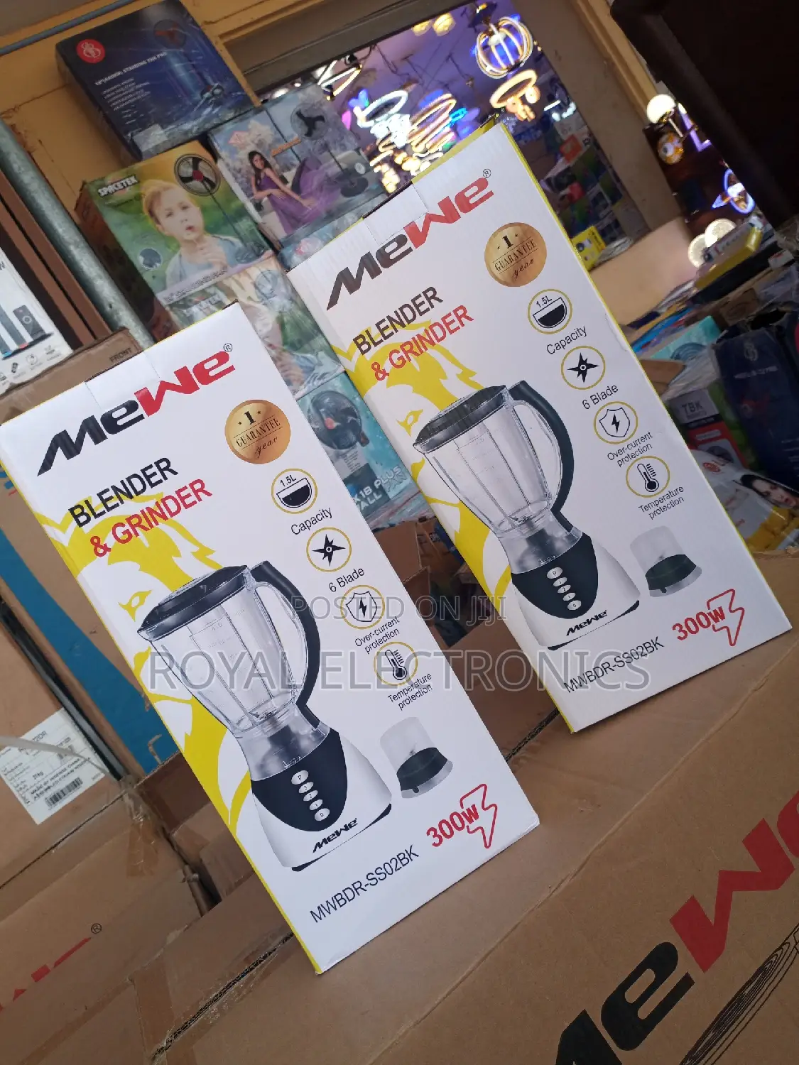 High Quality Mewe(MWBDR-Ss02bk) 300W Blender and Grinder