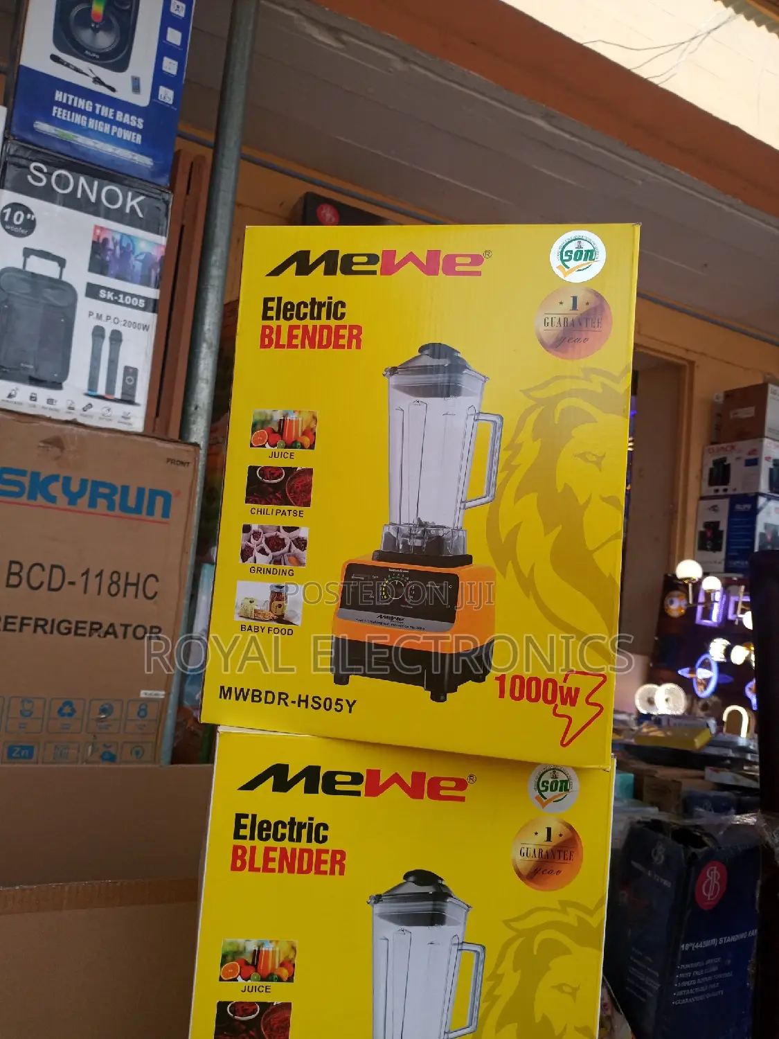 Powerful Mewe(MWBDR-Hs05y) 1000W Electric Blender