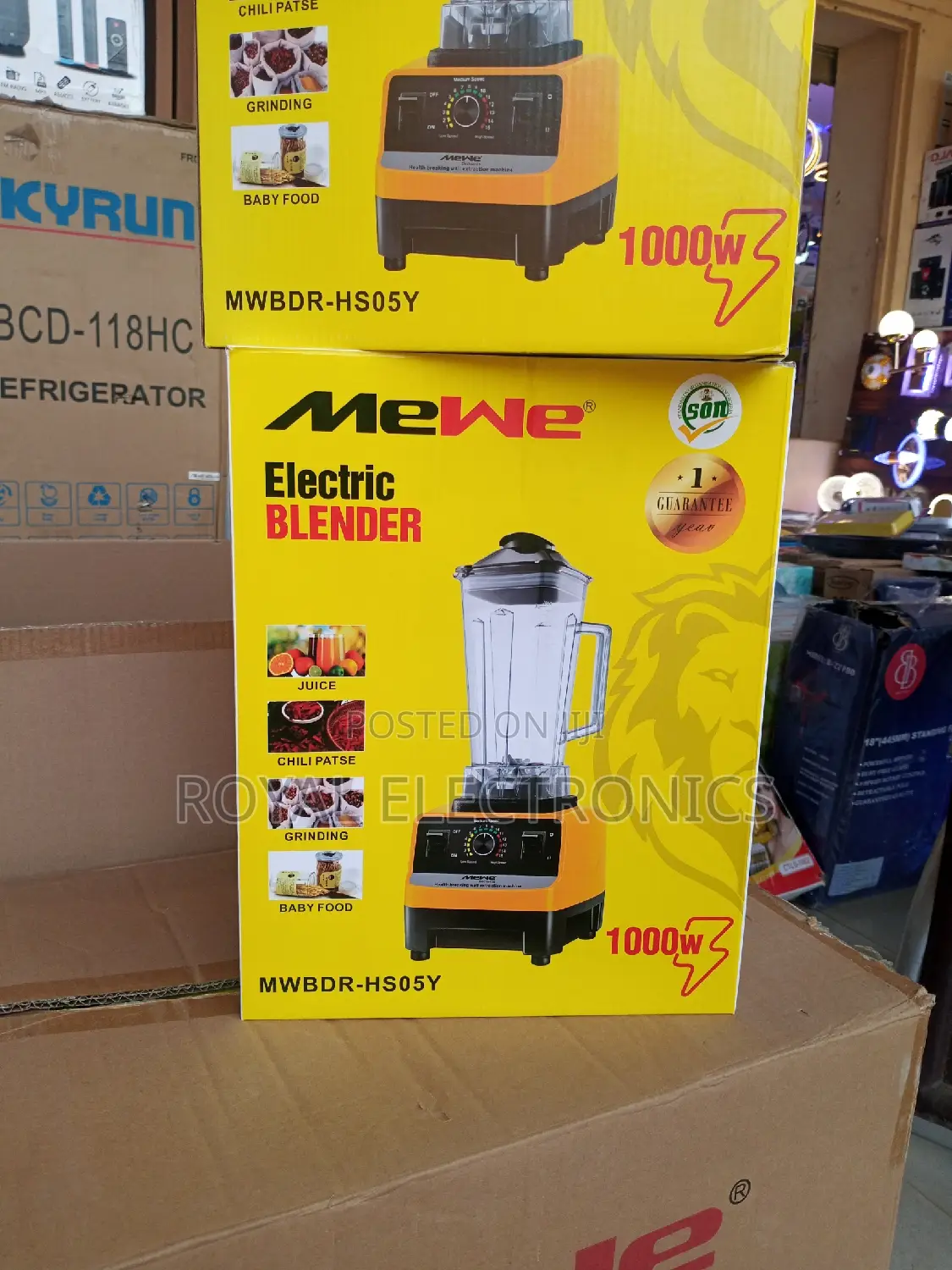 Top Class Mewe(MWBDR-Hs05y) 1000W Electric Blender