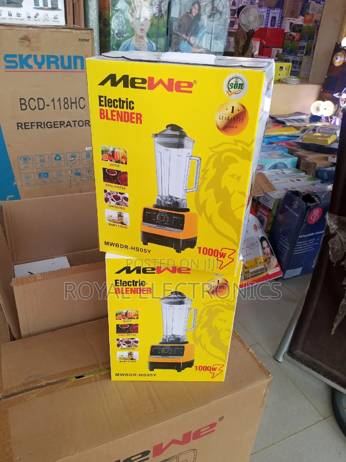 Generic New Mewe(MWBDR-Hs05y) 1000W Electric Blender