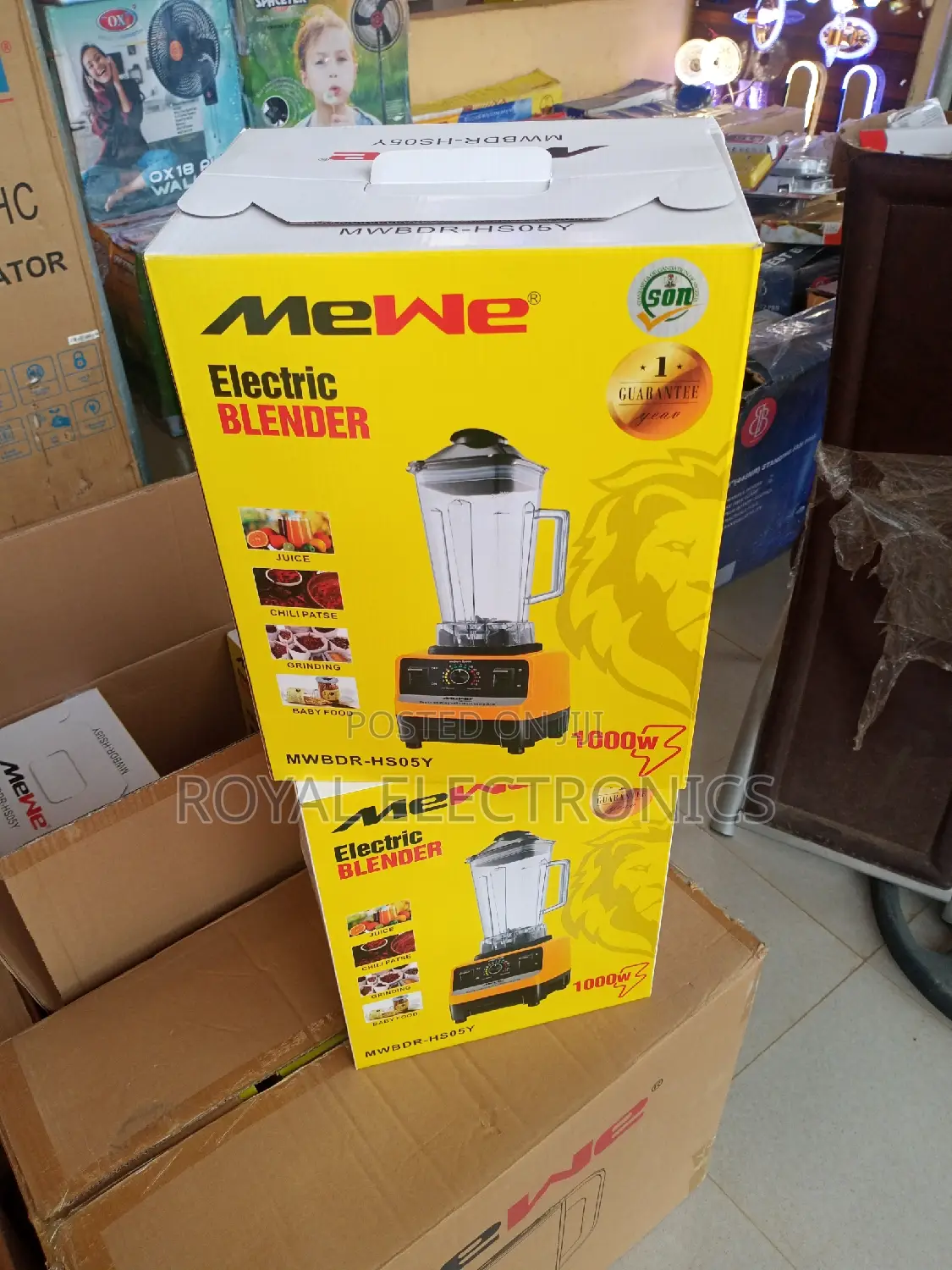 Generic New Mewe(MWBDR-Hs05y) 1000W Electric Blender