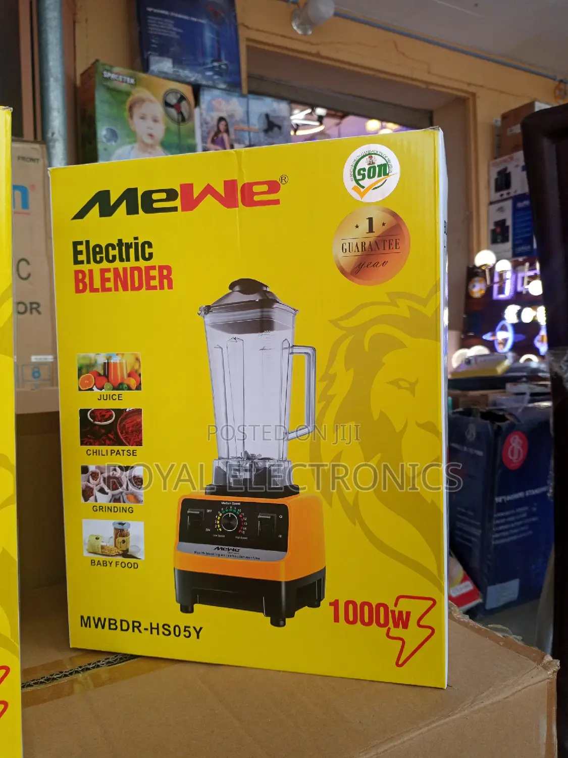 Beautiful Mewe(MWBDR-Hs05y) 1000W Electric Blender