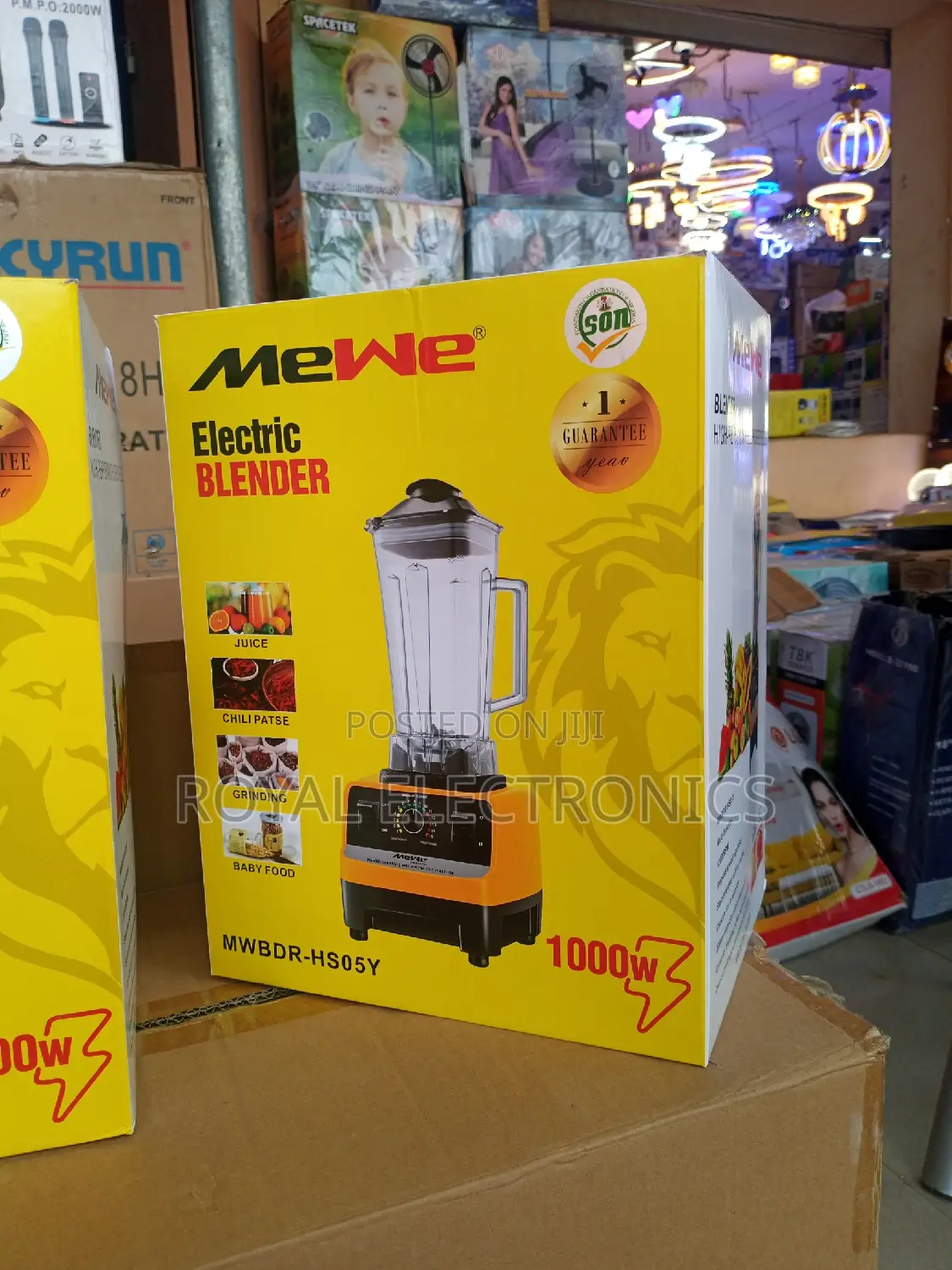 Newly Released Mewe(MWBDR-Hs05y) 1000W Electric Blender