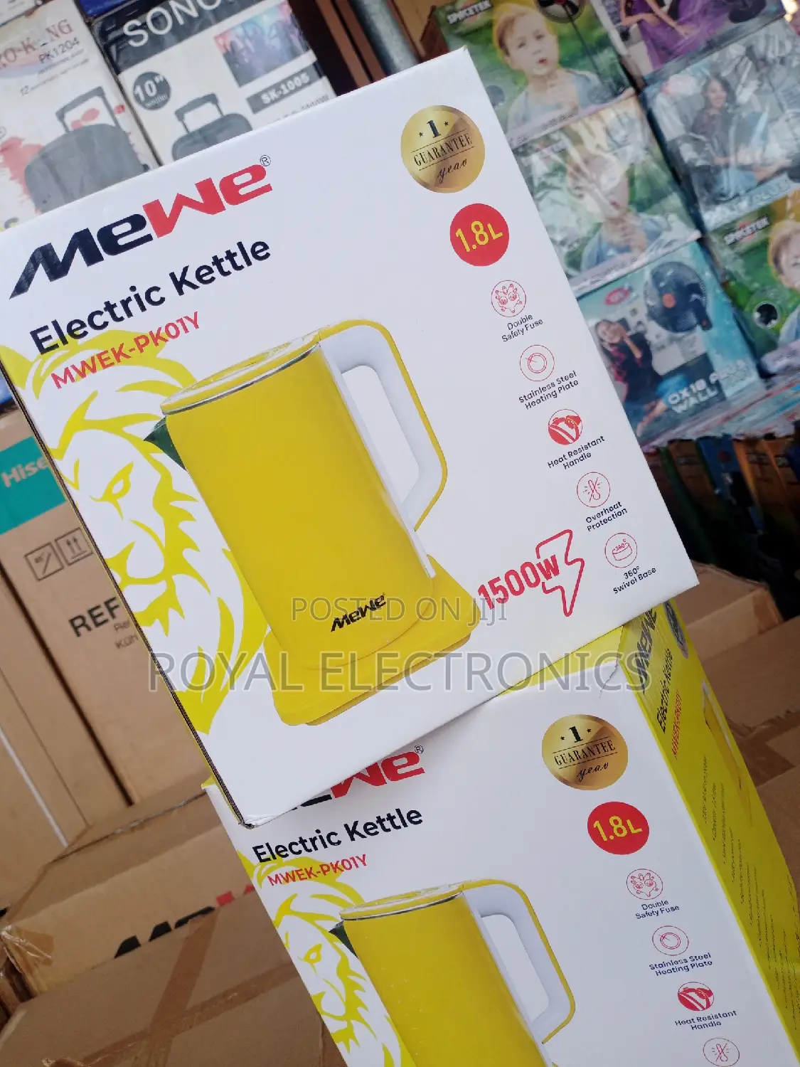 Best Quality Mewe(MWEK-Pk01y) 1500W Electric Kettle