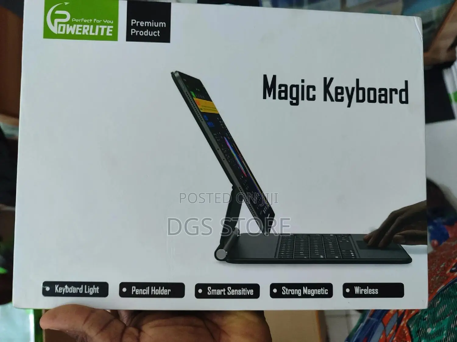 Powerlite Magic Keyboard for iPad 10th,11", 12.9"