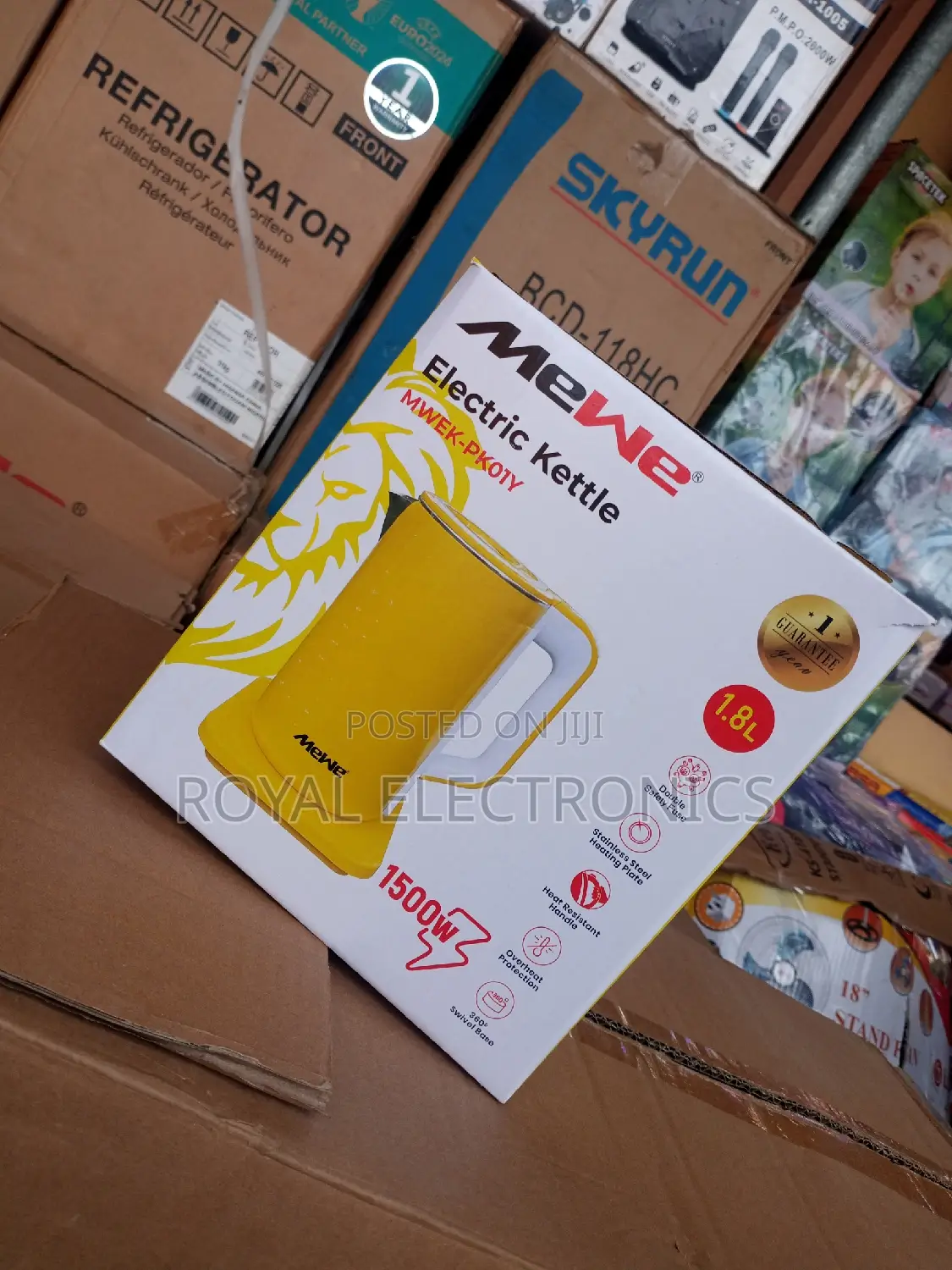 Superior Quality Mewe(MWEK-Pk01y) 1500W Electric Kettle