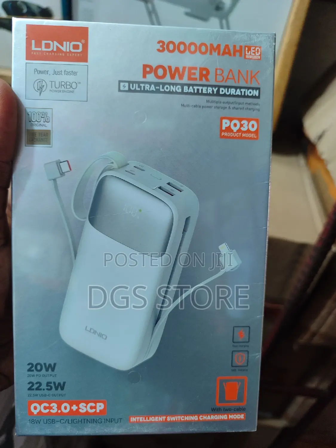 Idnio PQ30 30,000mah Power Bank