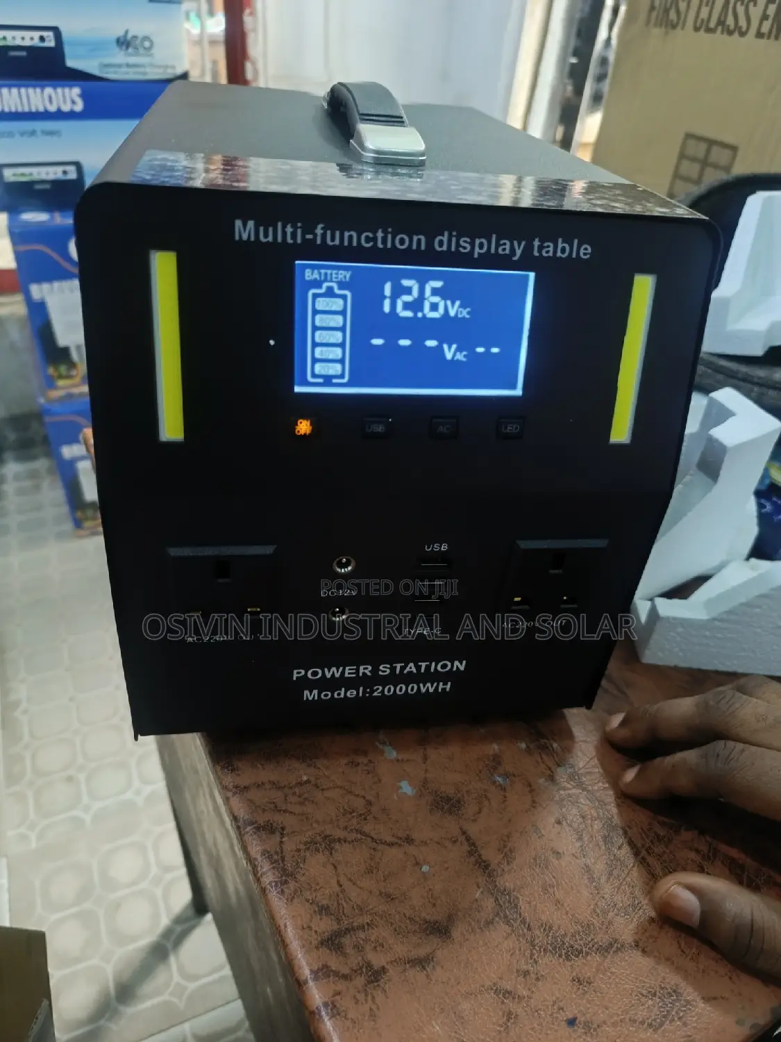 2000w Jordy Ele Standing Power Station or Solar Generator