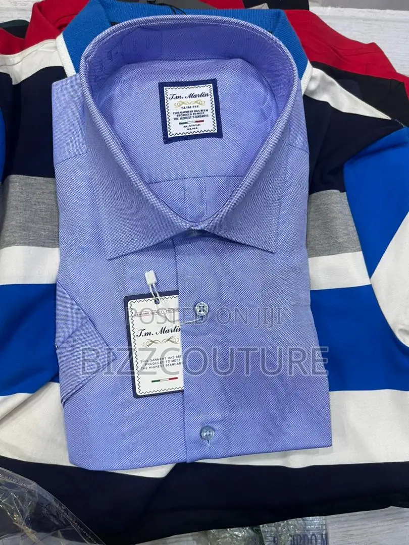 Original Italian T.M.Martin Plain Shirts Available in Store