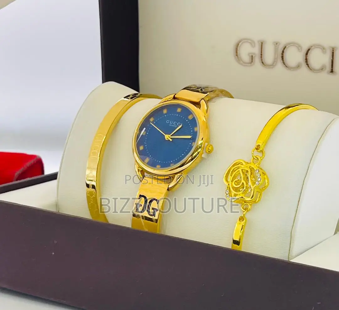 Original GUCCI Gold Chain Watch Available in Store