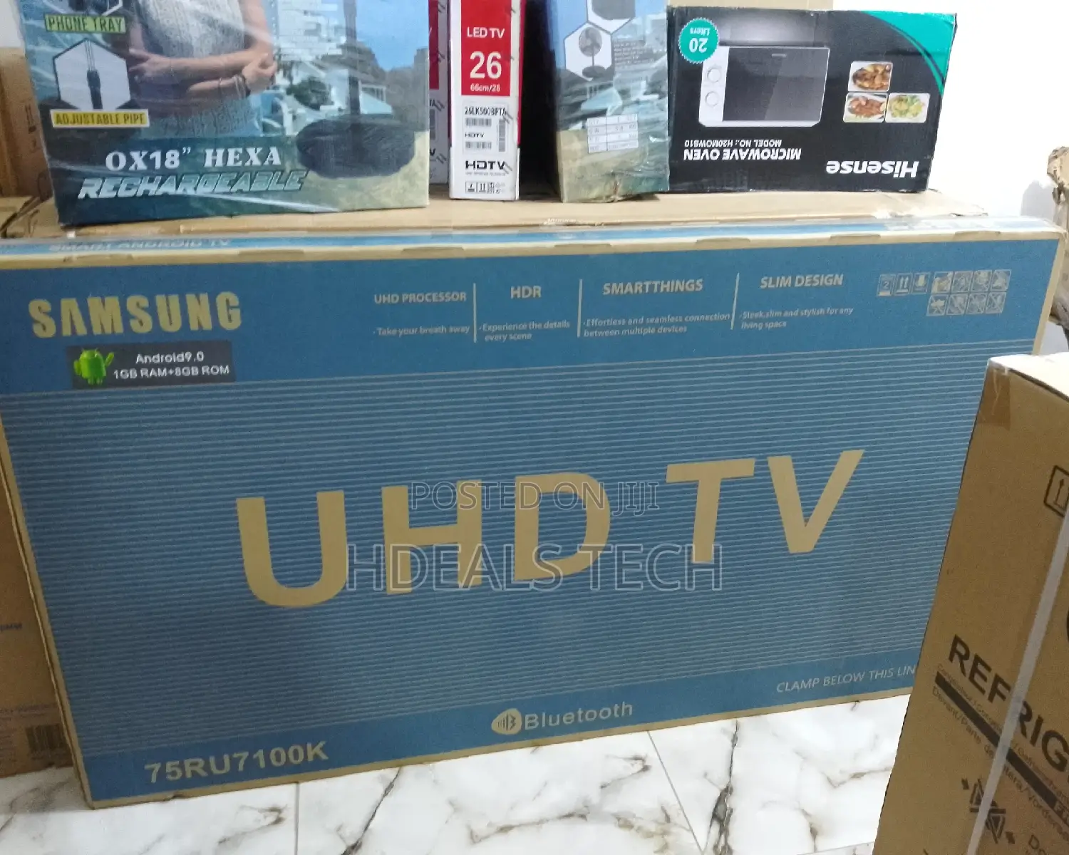75" SAMSUNG Smart Tv With Ultra High Defintion , Real 