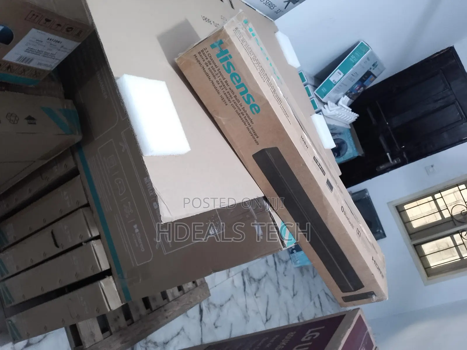 Hisense HS214 2.1ch 80watts Bluetooth Sound Bar With Subwoof