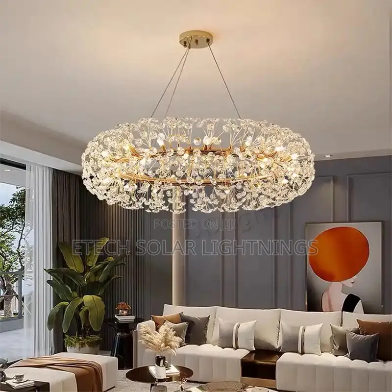 Modern Flower Chrystal Ceiling Chandelier Light Lamp