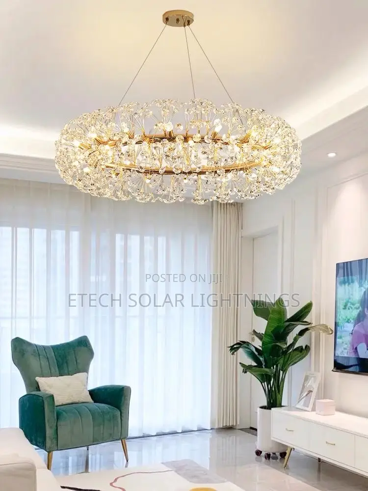 Modern Flower Chrystal Ceiling Chandelier Light Lamp