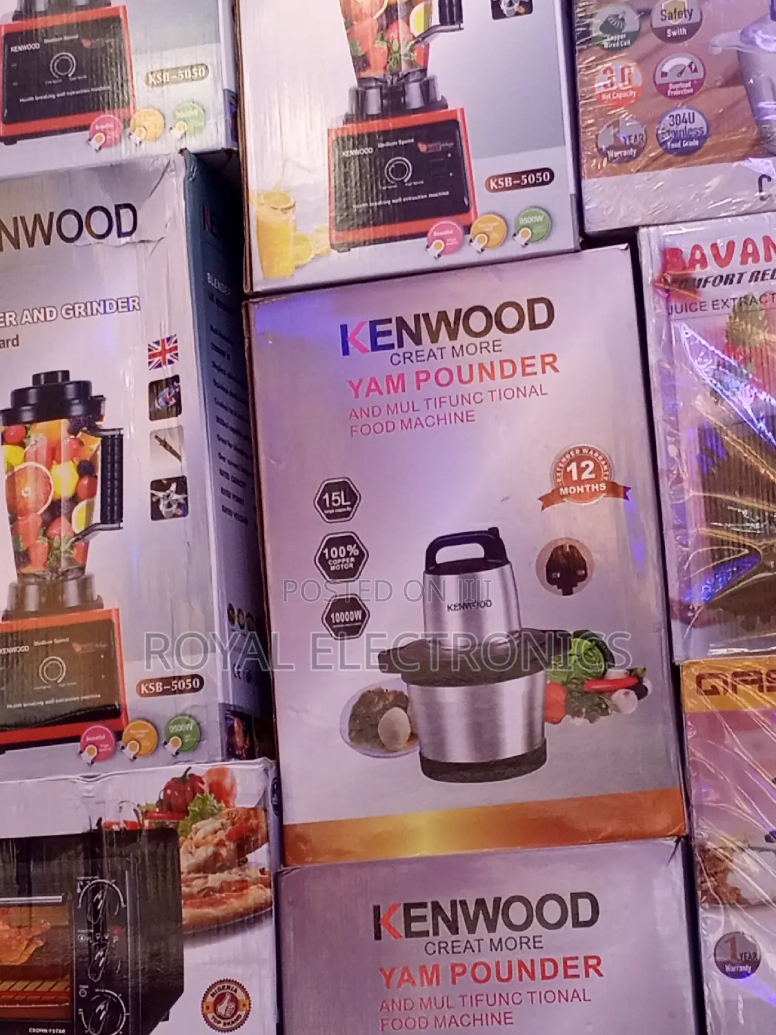 Brand New Kenwood 15 Litres Yam Pounding Machine