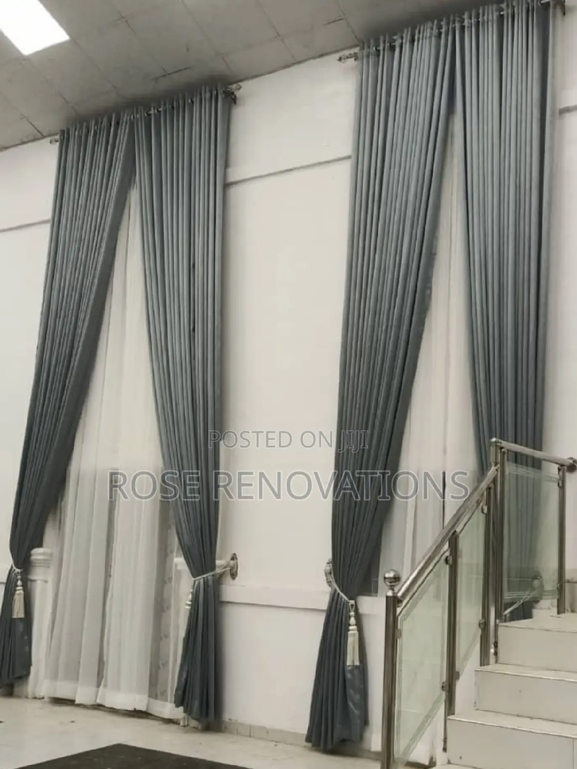 Adam Home Long Drape Turkey Curtains at 4650 Per Yards