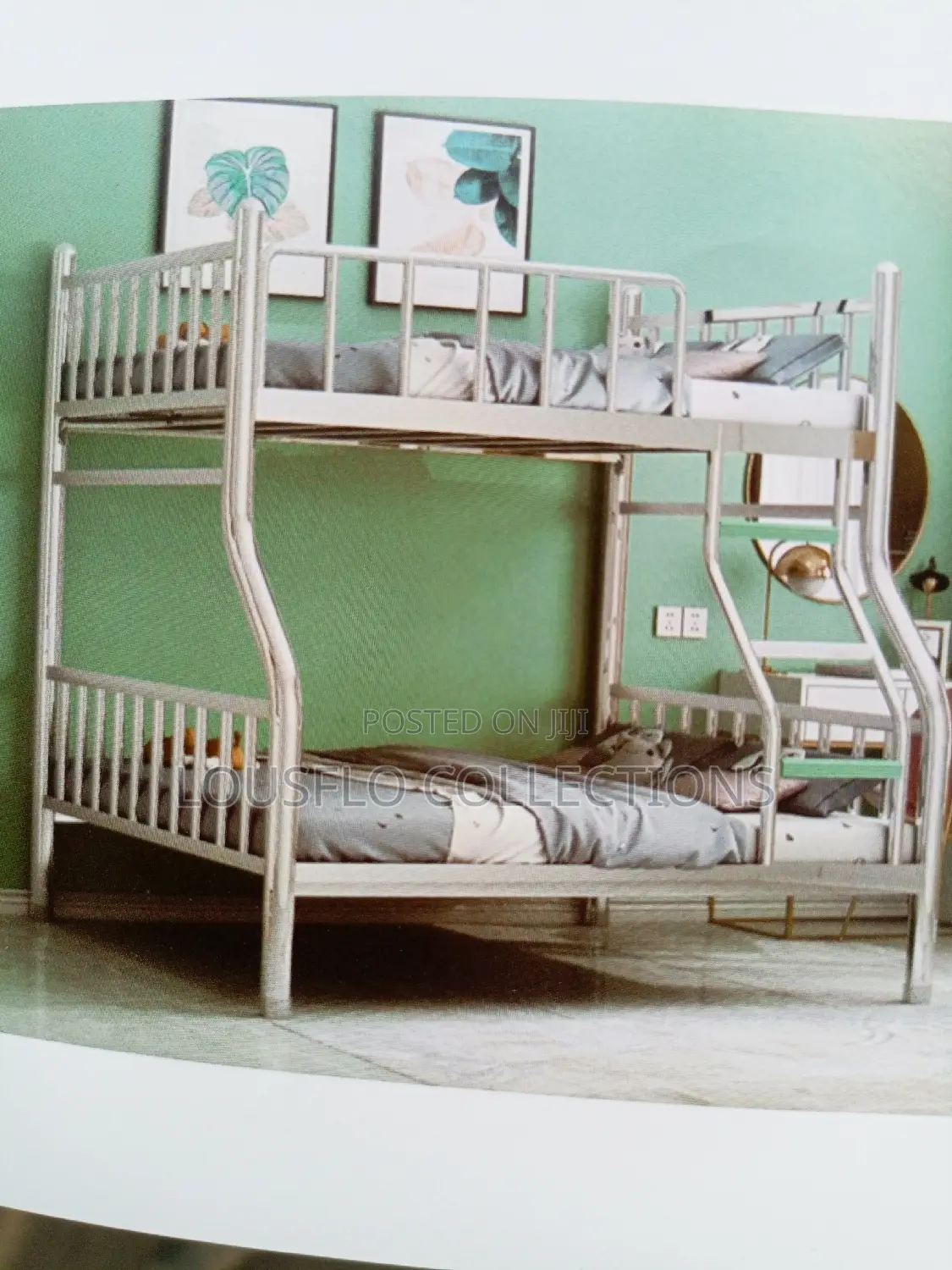 Best Quality Pure Stainless Steel Double Bunk Bed
