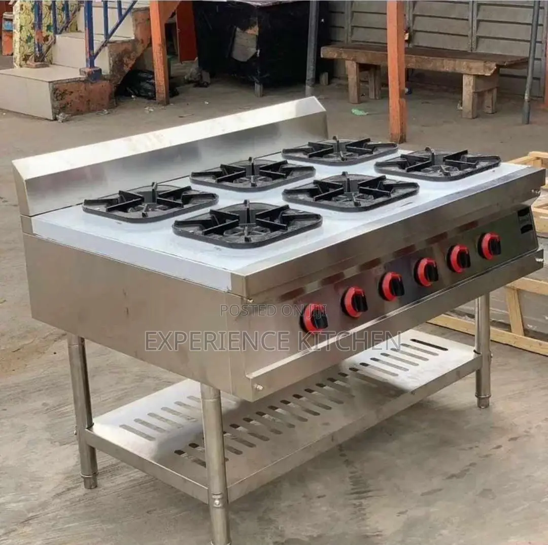 6 Burner Gas Cooker Without Oven