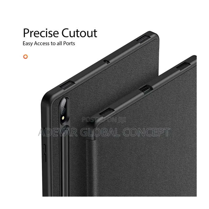 PU Leather Case for Samsung Galaxy Tab S9 Plus 12.4 - Black