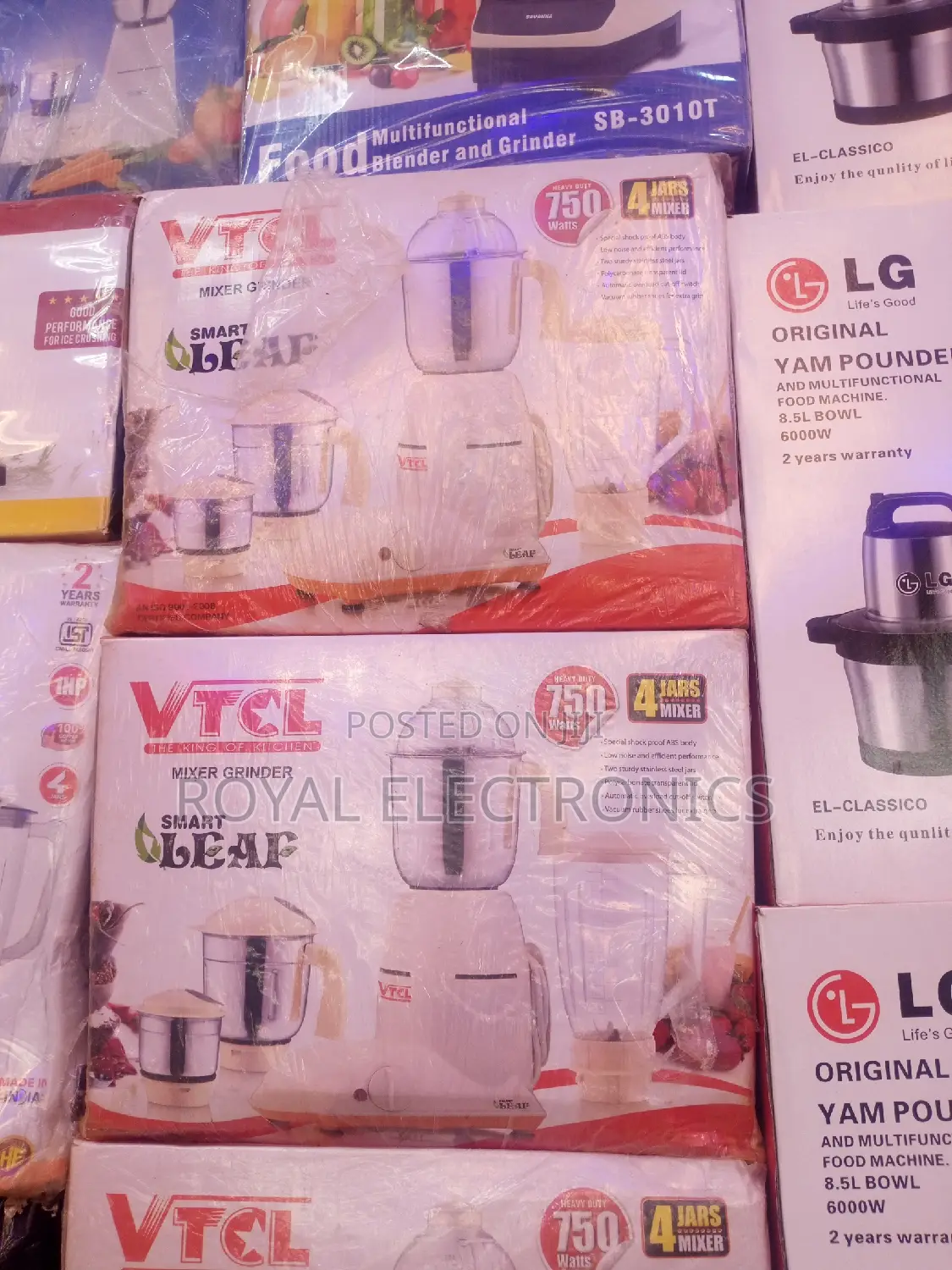 VTCL 750w Multipurpose Mixer Grinder