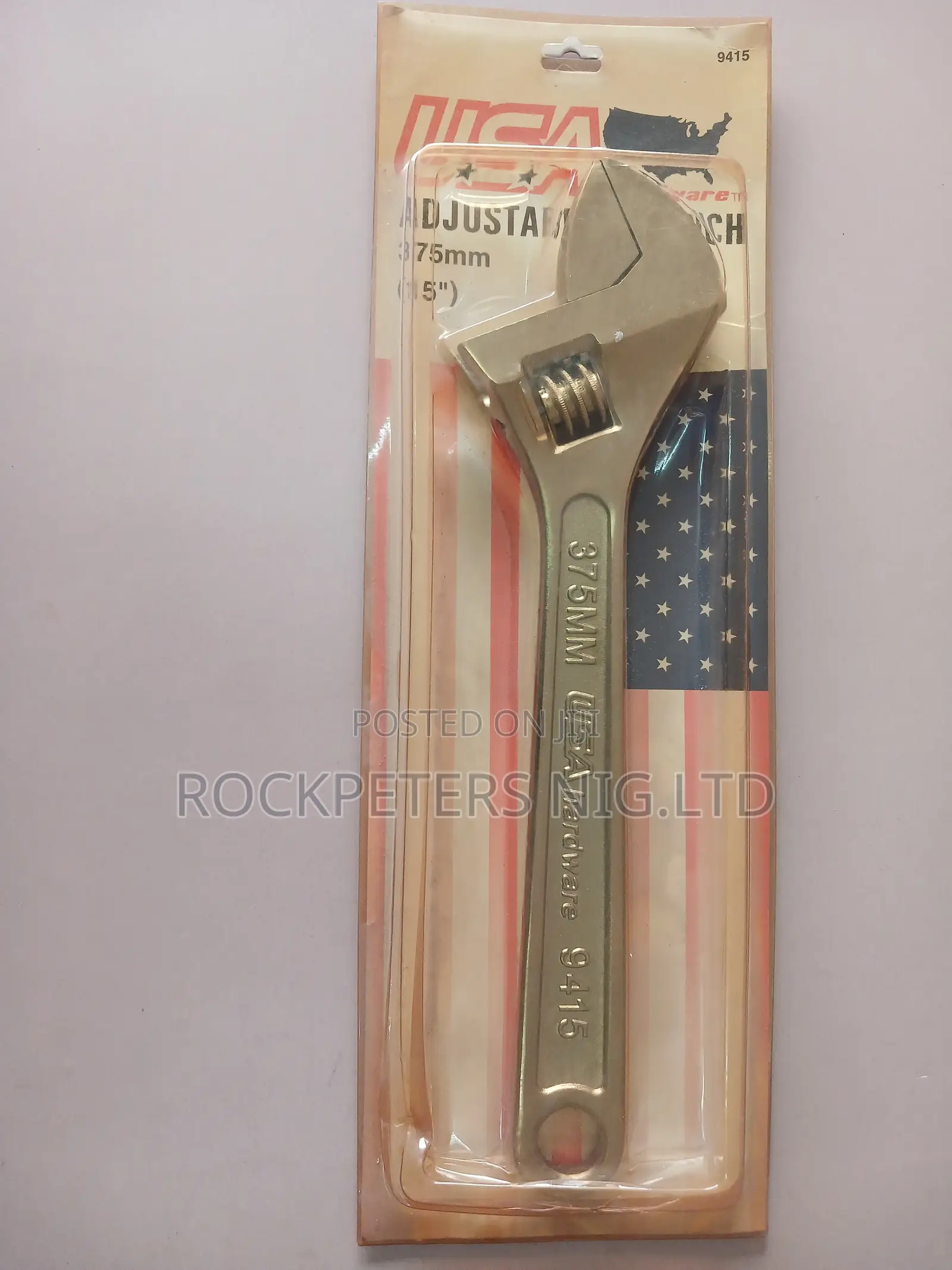 15" USA Hardware Adjustable Wrench