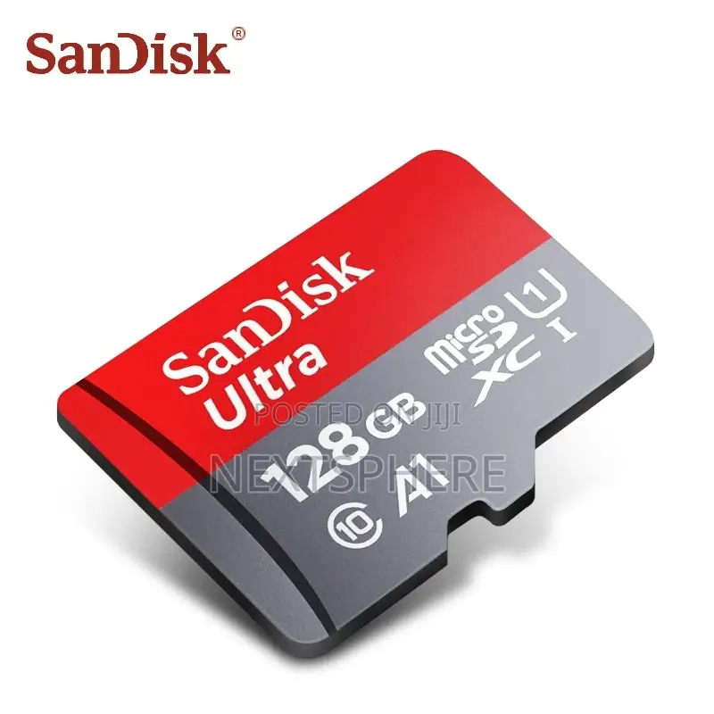 Sandisk Memory Card With Adapter -128gb Micro SD Card