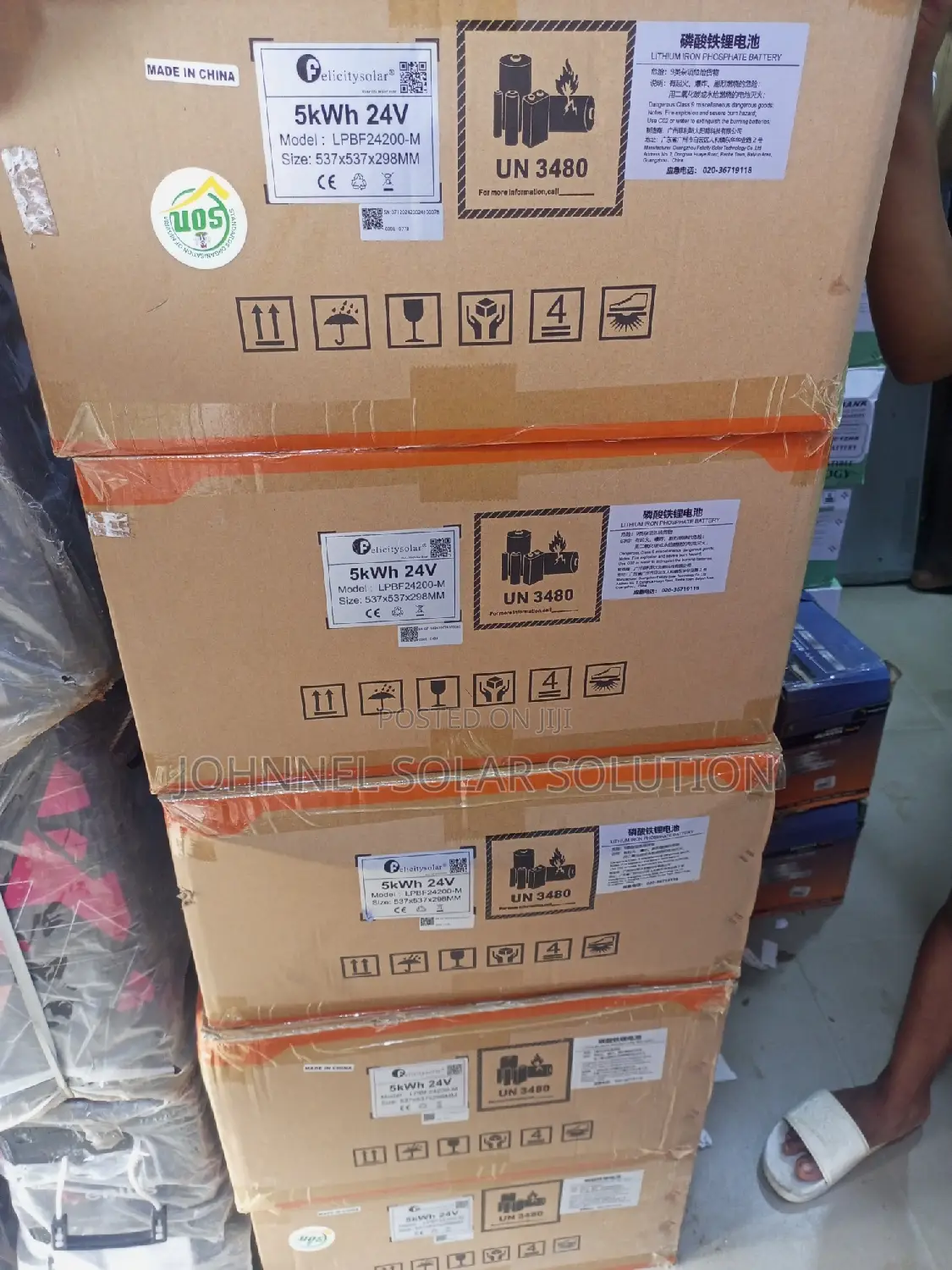 5kkwh 24v Felicity Solar Lithium Battery