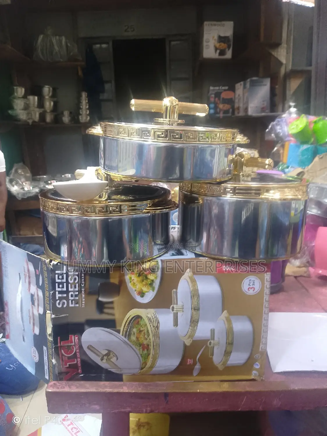 Set of 3 Casserole Food Warmer