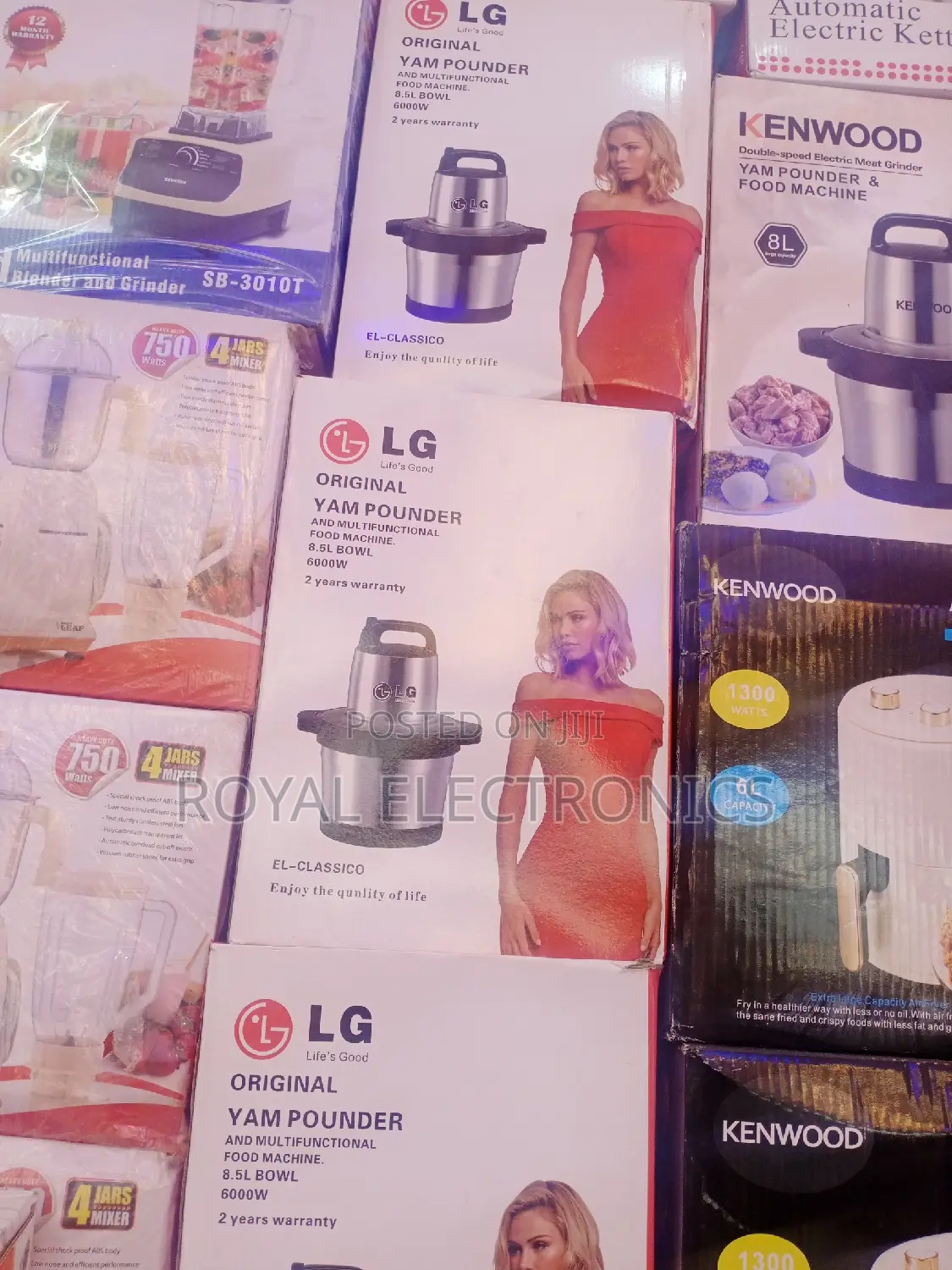 Kenwood 600W (8.5L)Yam Pounder and Food Machine