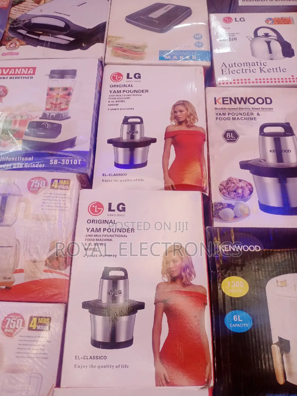 Brand New Kenwood 600W (8.5L)Yam Pounder and Food Machine