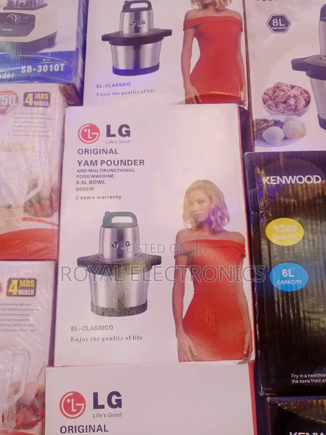 Classic Kenwood 600W (8.5L)Yam Pounder and Food Machine