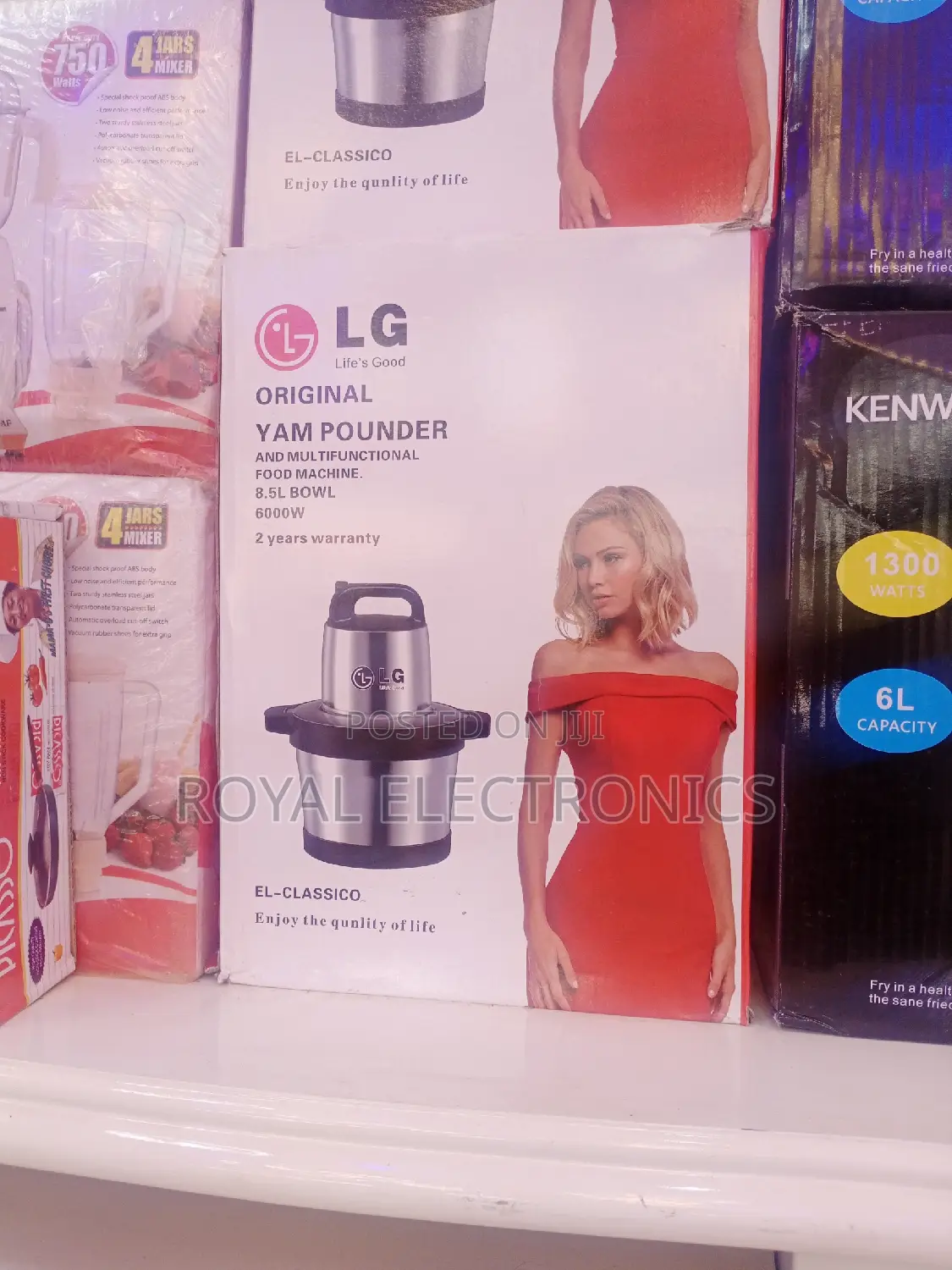 Powerful Kenwood 600W (8.5L)Yam Pounder and Food Machine