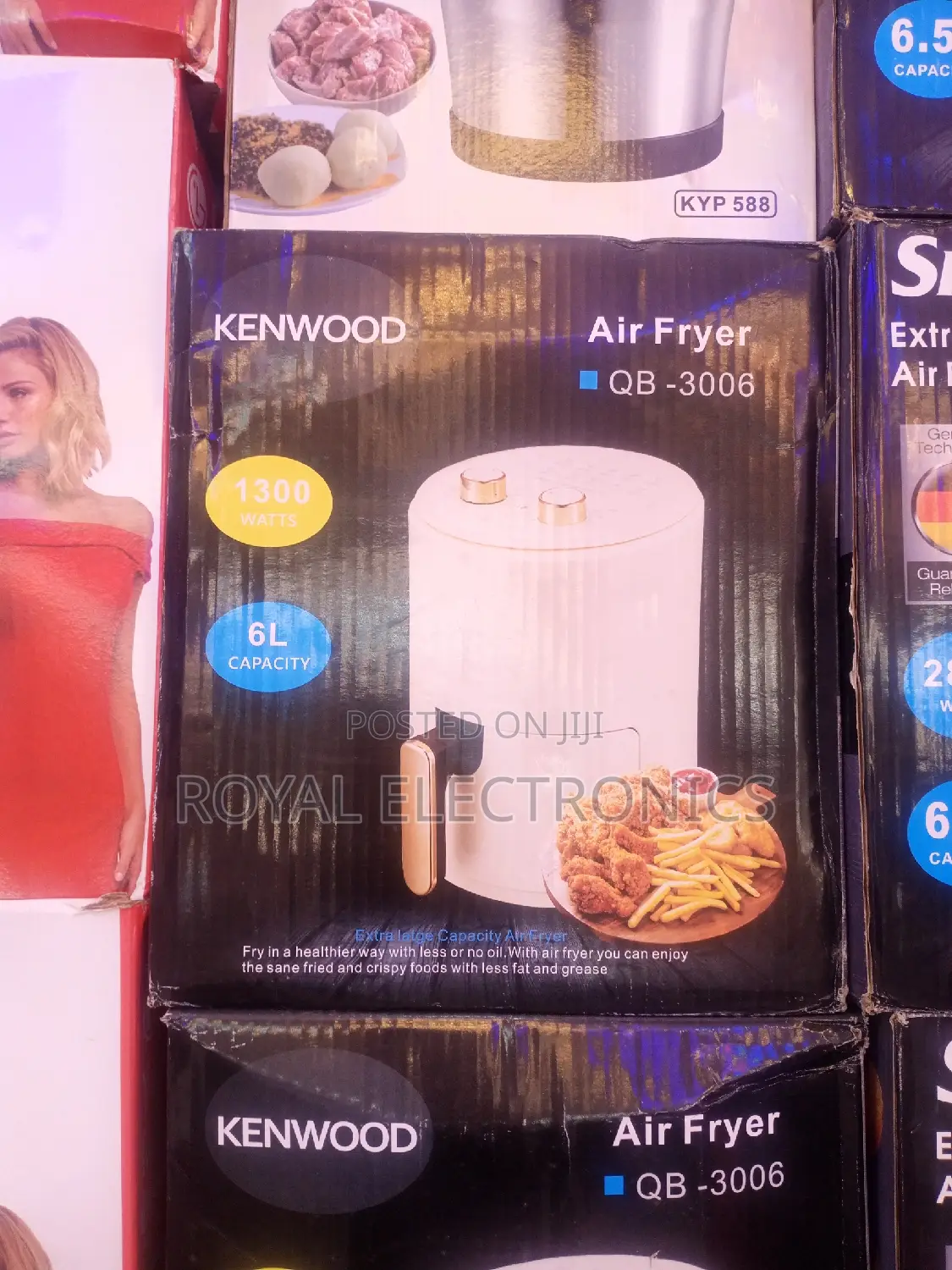 Authentic Kenwood Air Fryer- 6litres- 1300W