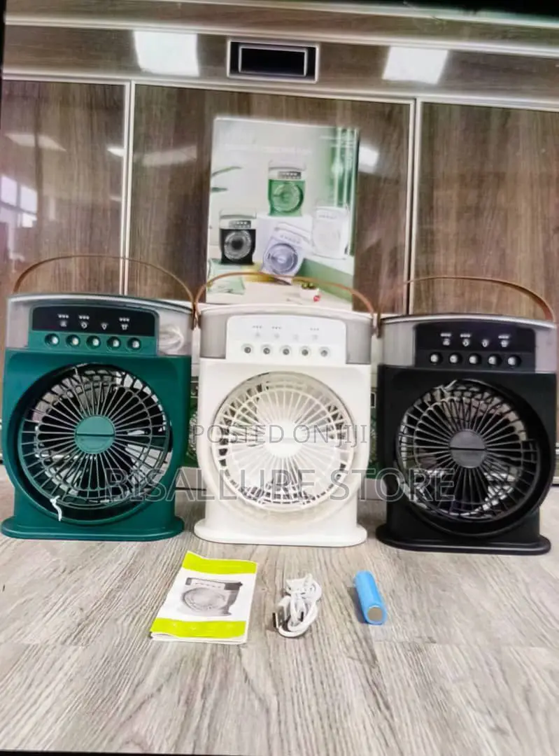 Rechargeable Mist Table Fan