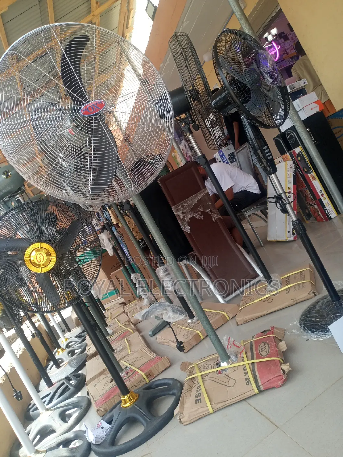 Multifunction OX Industrial Standing Fan 26 Inches